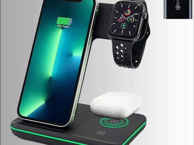 Ultimate 3-in-1 Wireless Charger: A Perfect Blend of Convenience and Style