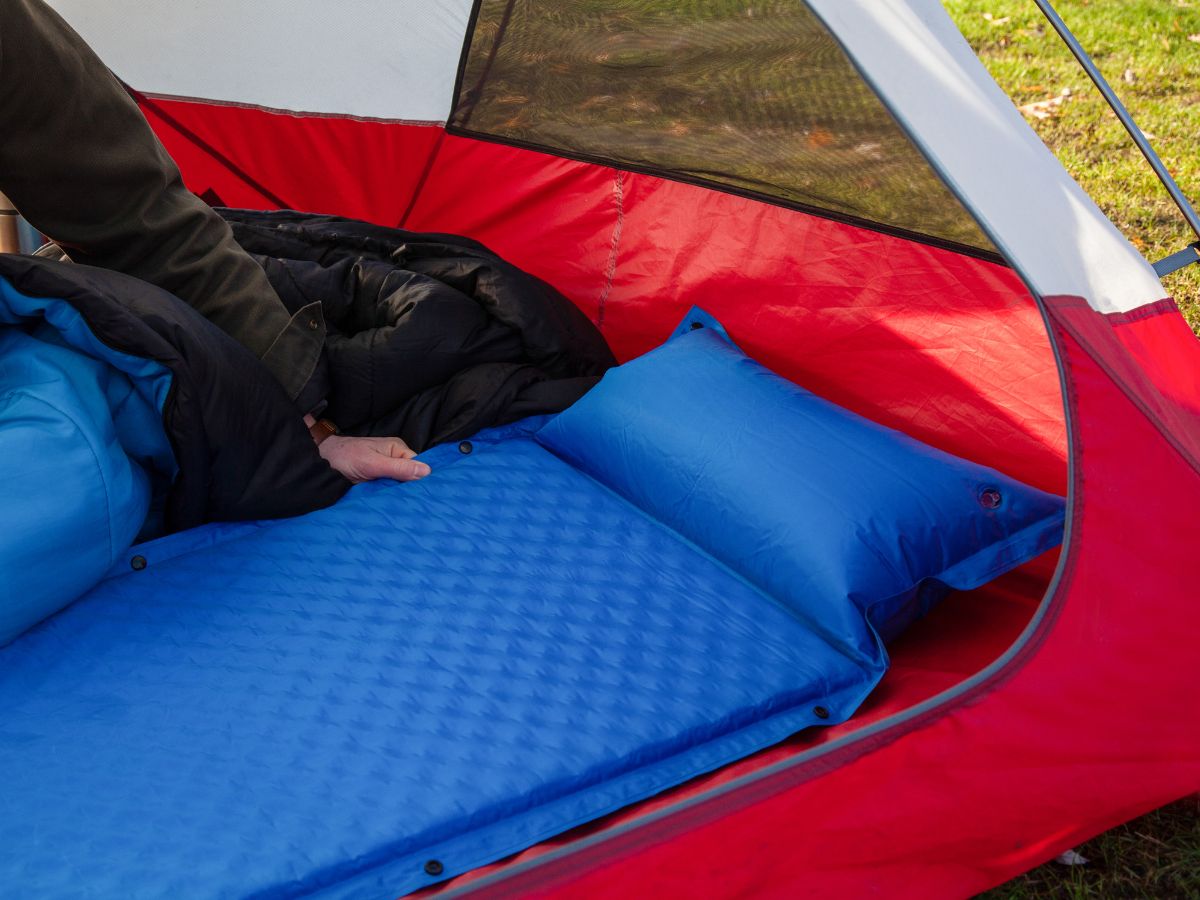 inflatable camping bed